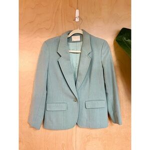 Light blue cute True Vintage Women's Blazer